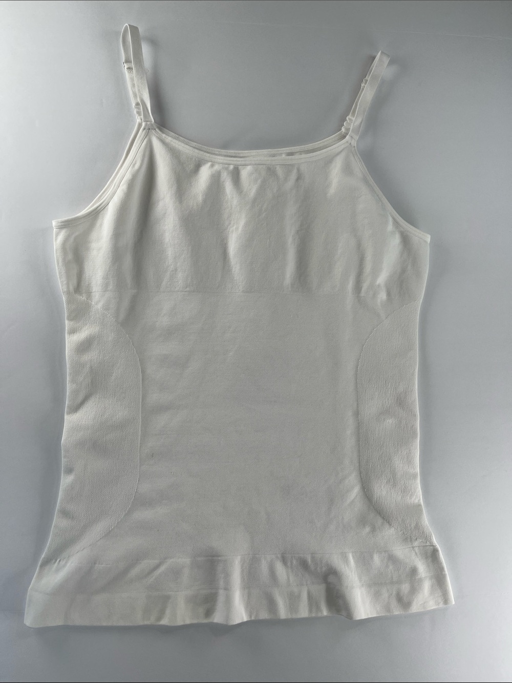 Underoutfit Style 680 White Adjustable-Strap Camisole Sz 2XL
